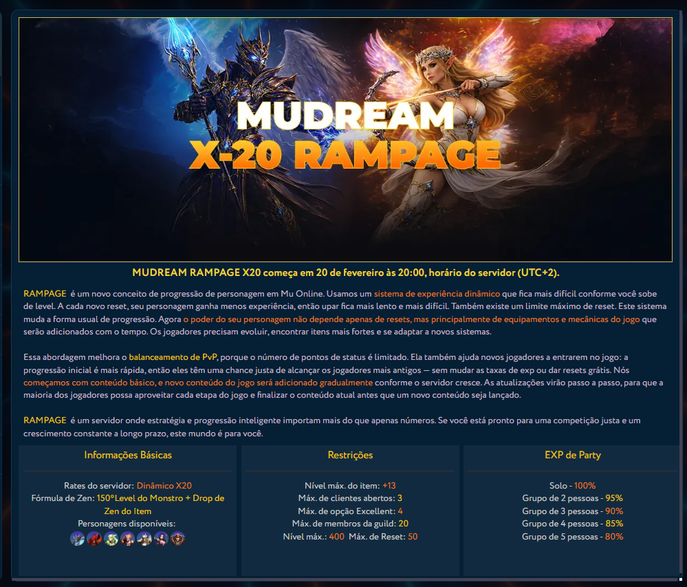 MuDream Rampage X20
